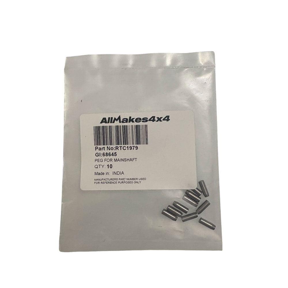 Peg for Mainshaft RTC1979